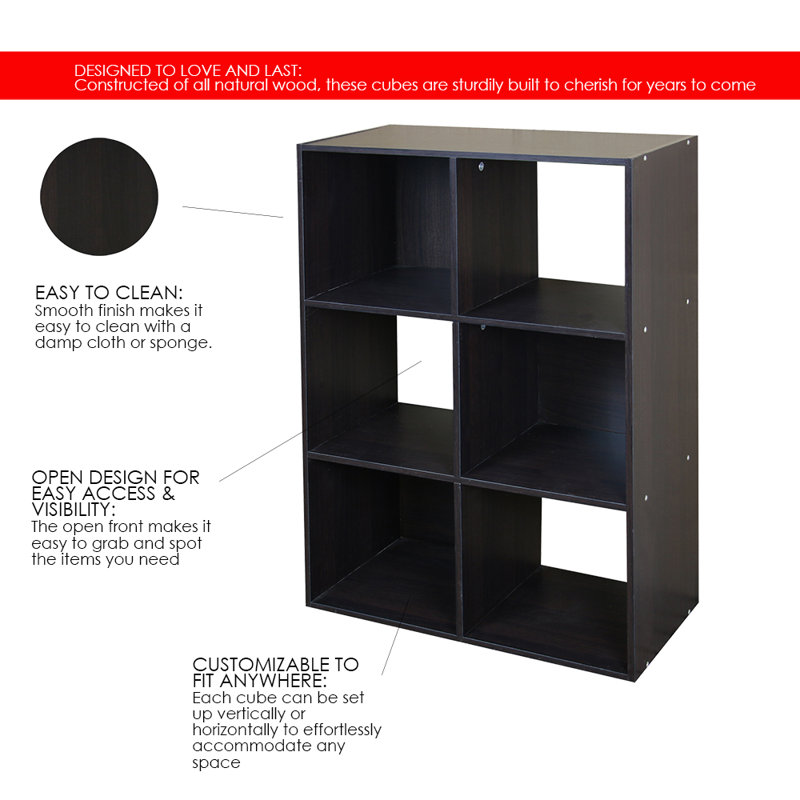 Stackable Bookcase Cubes House Elements Design